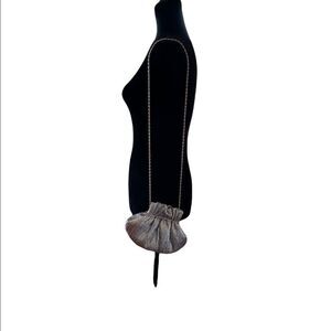La Regale Silver Lame Evening Bag